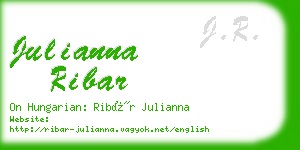 julianna ribar business card